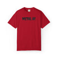 "Metal AF." Cool Embroidered T-Shirt